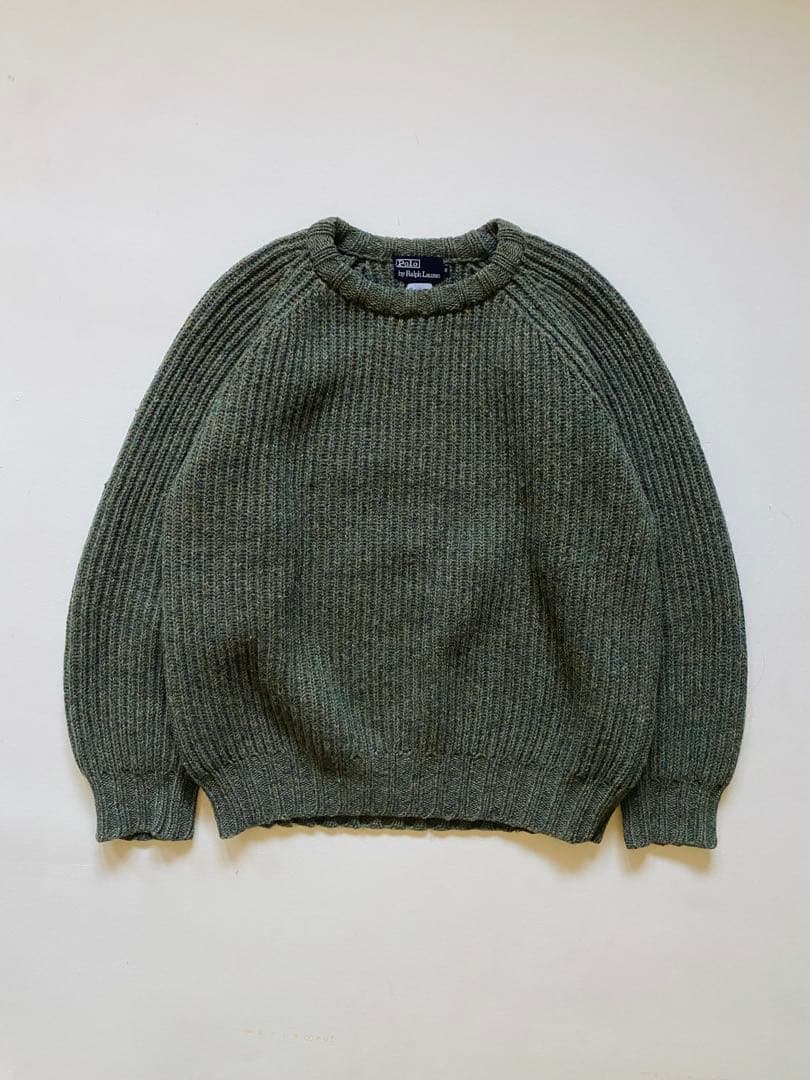 90s- polo ralph pure shetland sweater