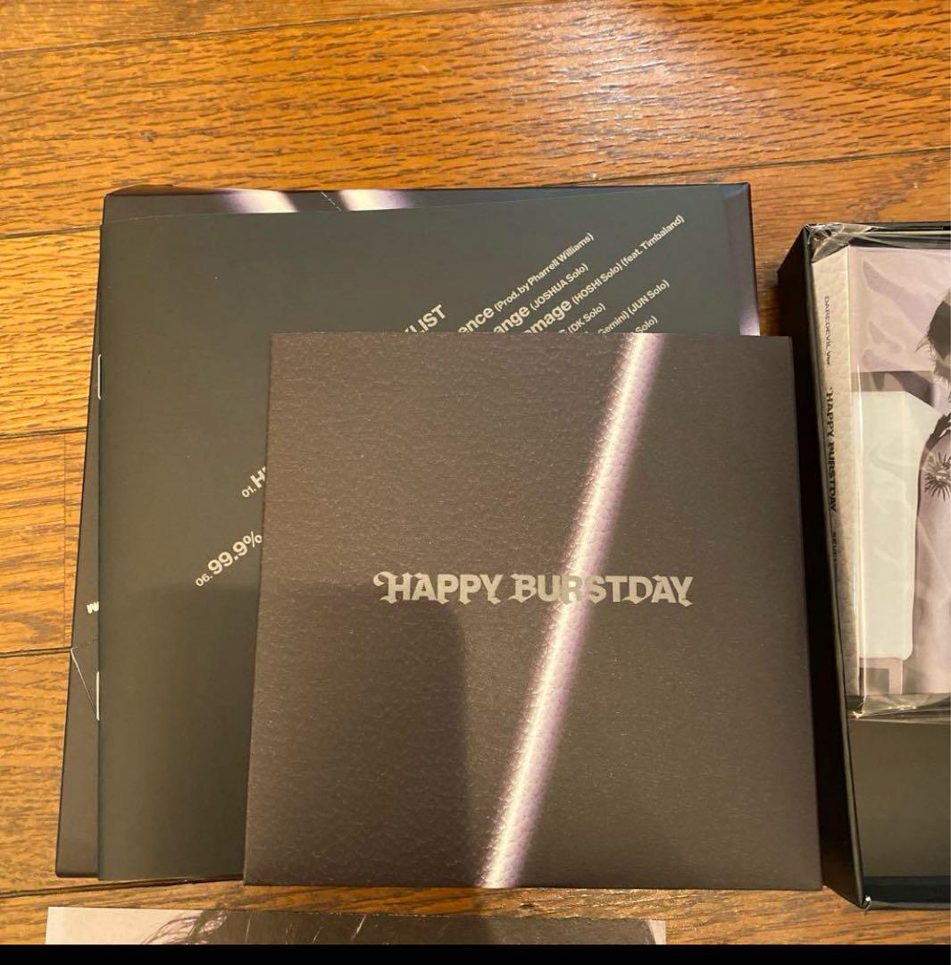 SEVENTEEN - HAPPY BURSTDAY Daredevil Version (Can Choose Ver