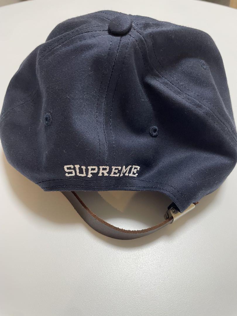 SUPREME ネイビー キャップ Sロゴ