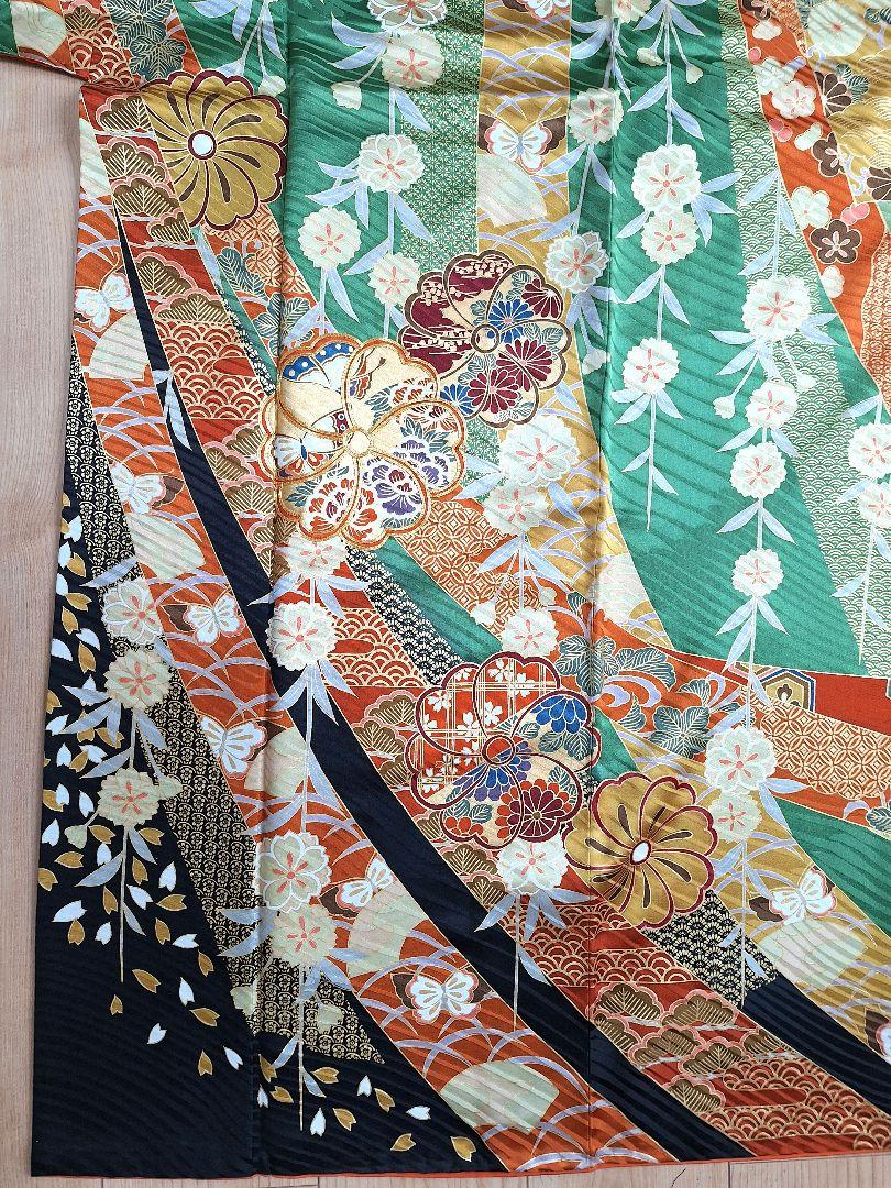 着物リメイクワンピース3370