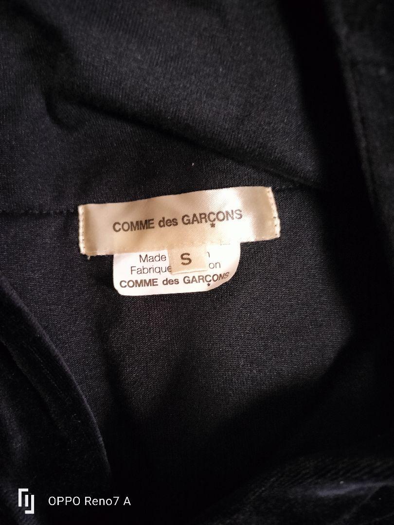 COMMEdesGARCONS ベロアフード付デザインカットソー