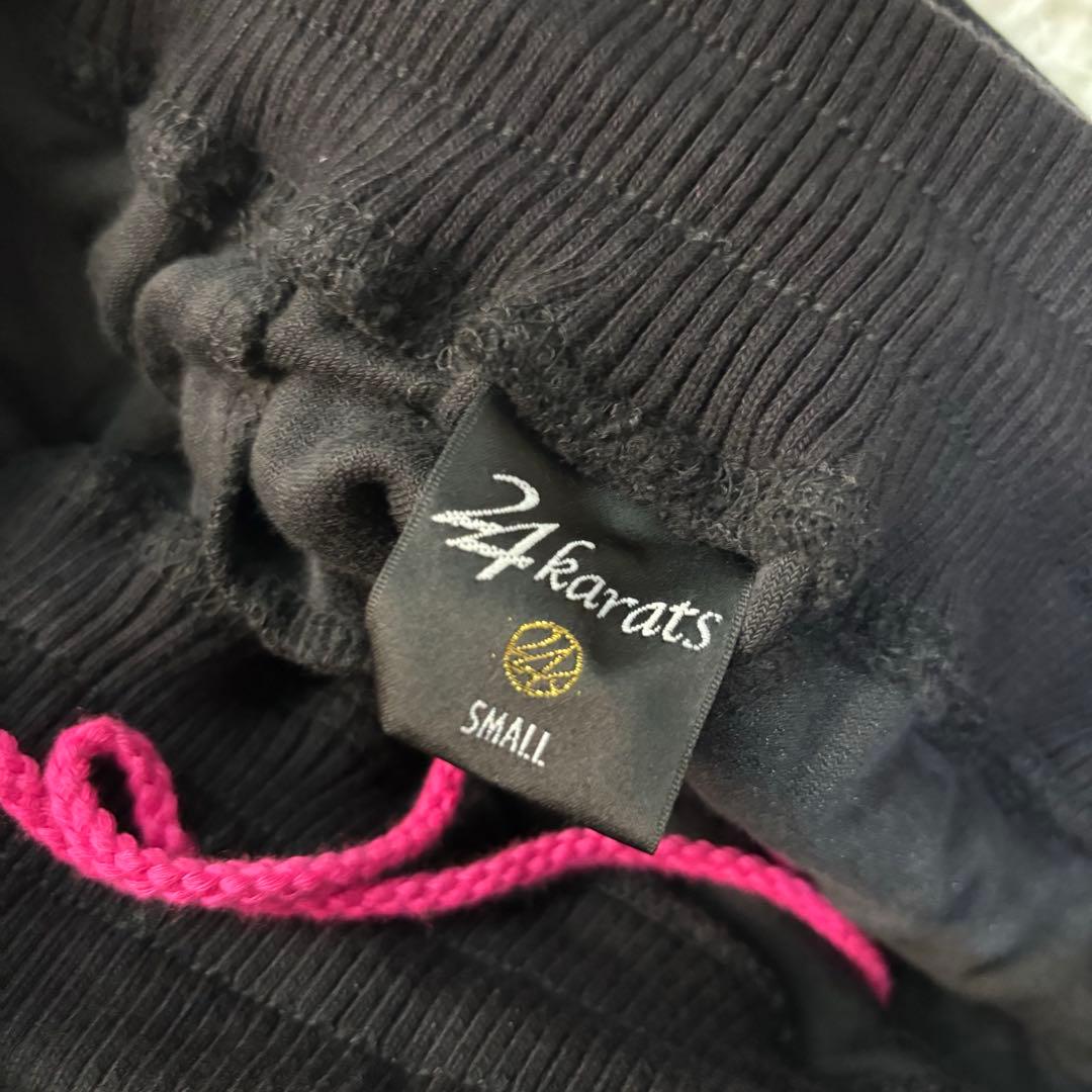 未使用限定品✨24karats ベロアジャージ　ブラック　ピンクスター　ゴールド