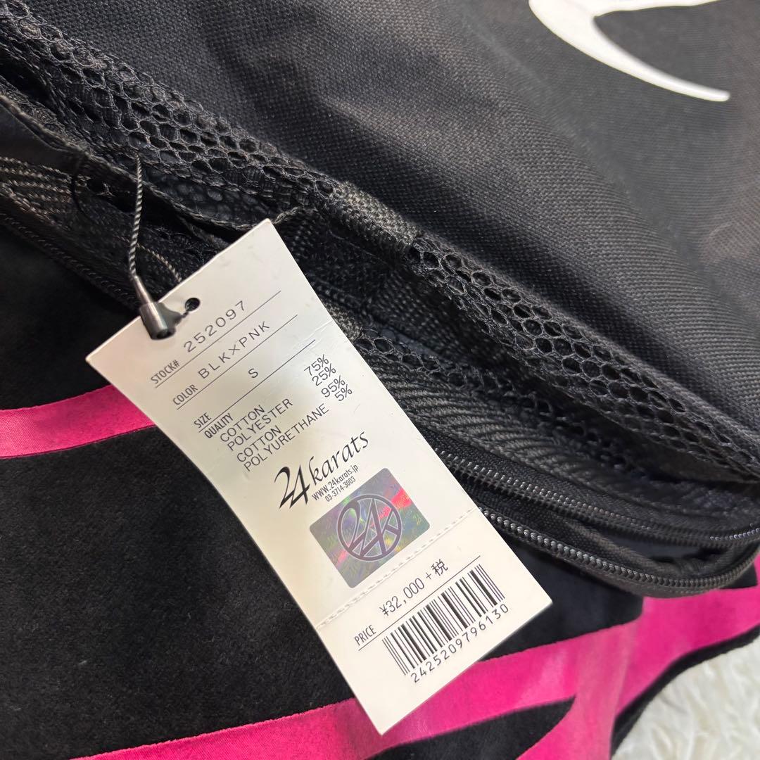 未使用限定品✨24karats ベロアジャージ　ブラック　ピンクスター　ゴールド