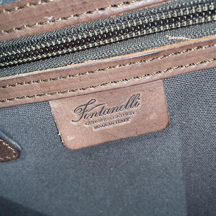 SALE 雰囲気最高 Fontanelli フォンタネッリ バケッタレザー ブリーフケース VKNIX-m88436101961 得価セール