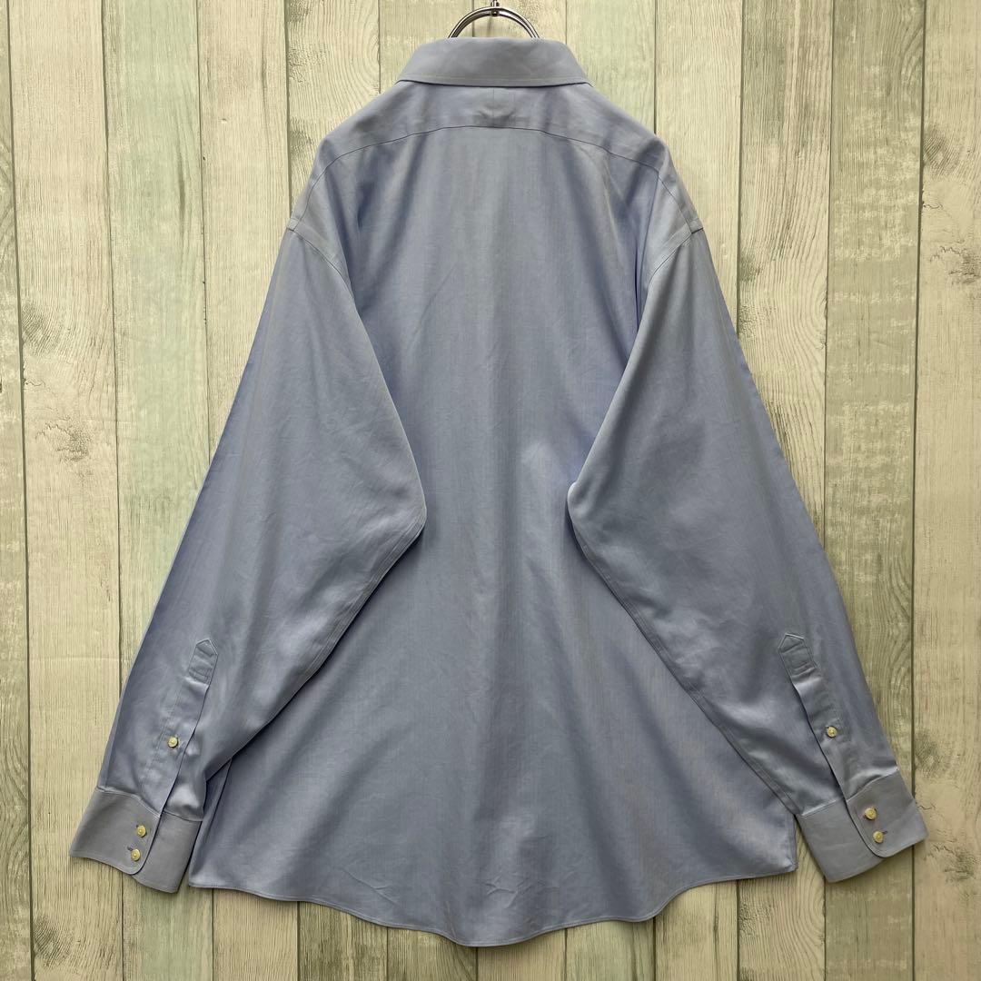 Brooks Brothers ドレスシャツ XLスーピマコットン ヘリンボーン Brooks Brothers ドレスシャツ XLスーピマコットン ヘリンボーン