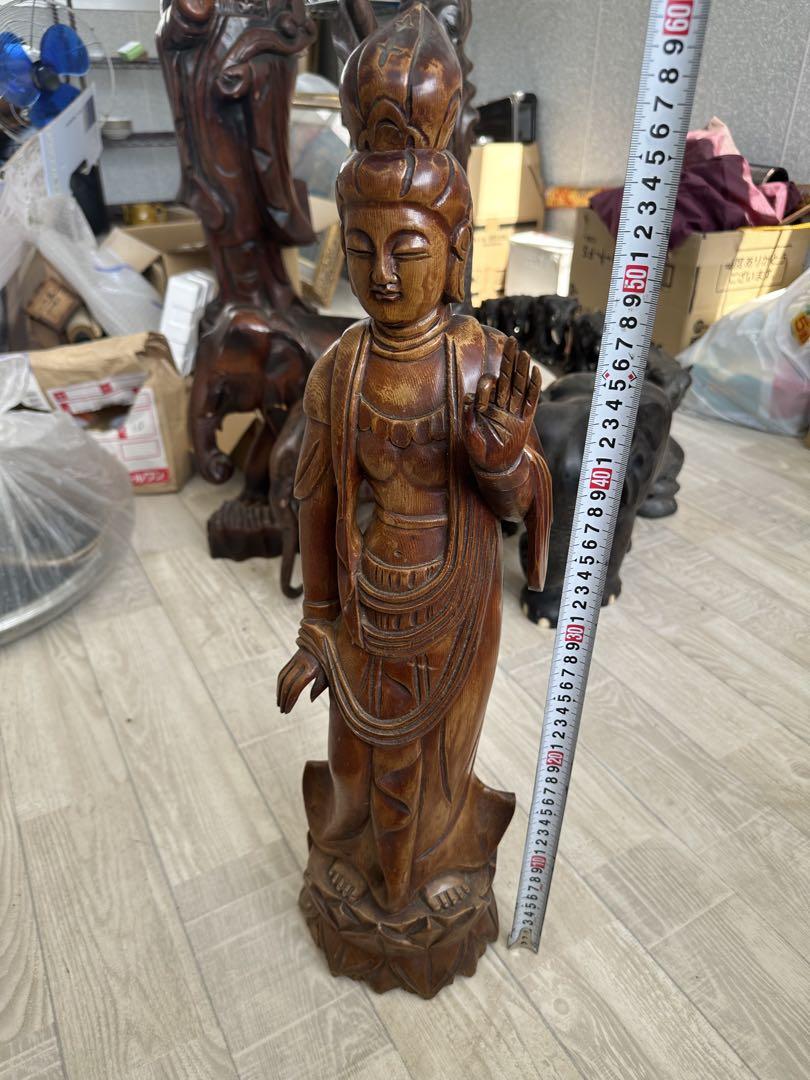 木製観音像