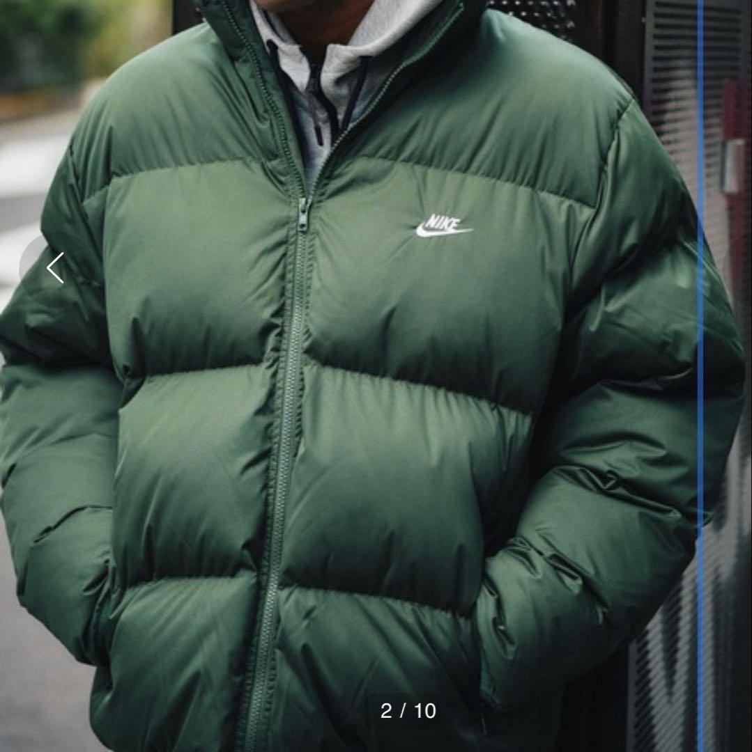 Nike ダウンジャケット ダークグリーン　XXL