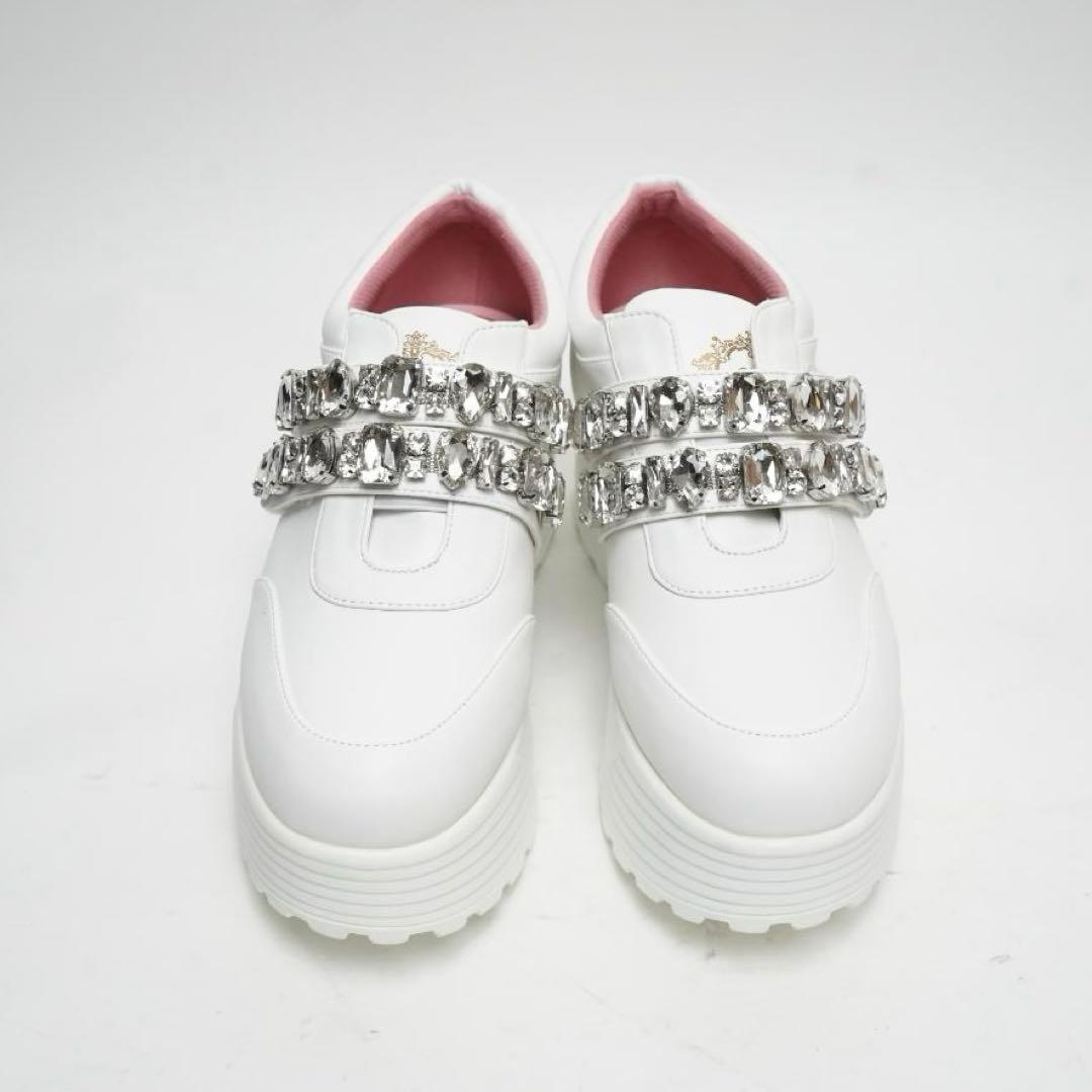 【新品未使用】Rady ビジューベルト スニーカー 厚底 スリッポン 23.5