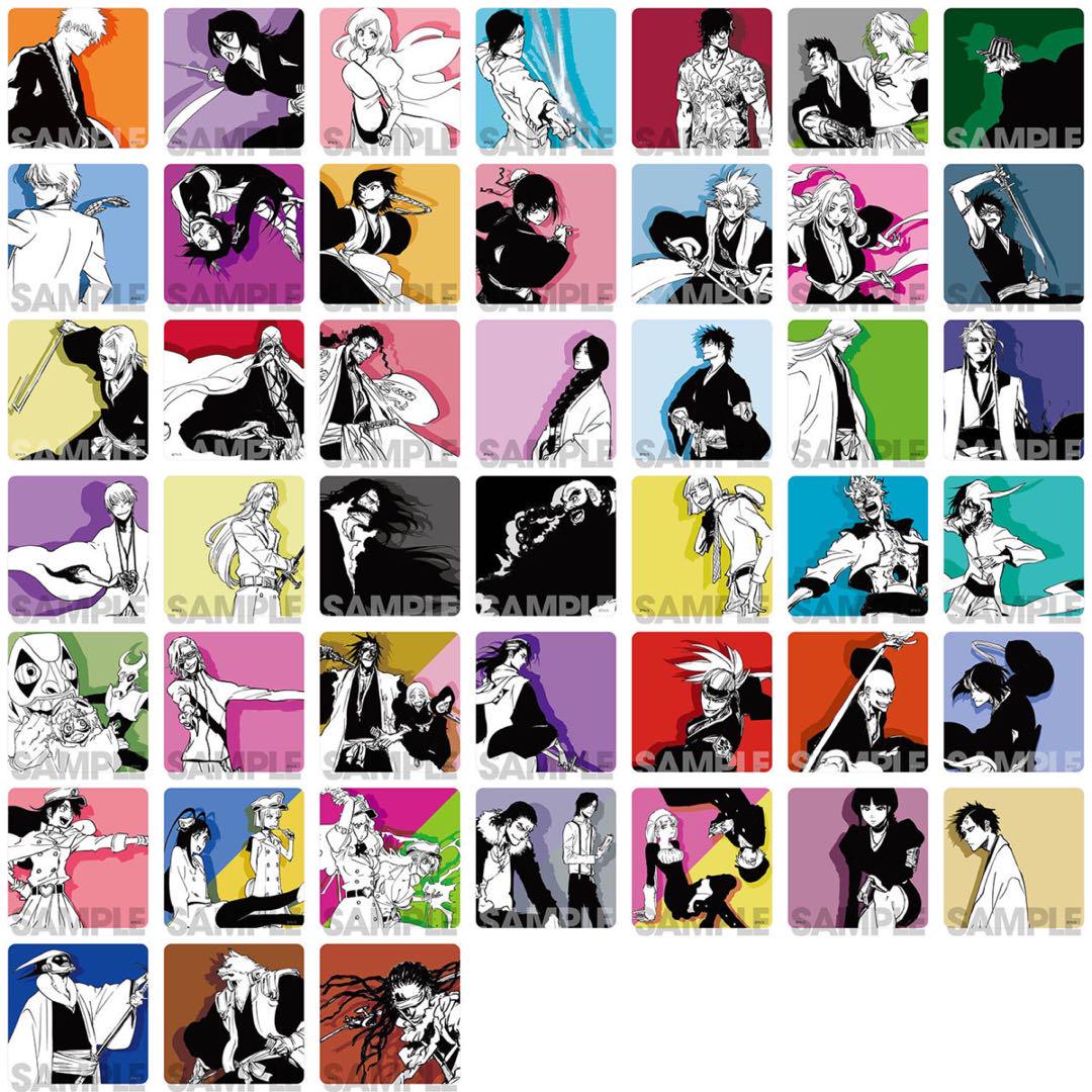 ブリーチ　原画展　コースター BLEACH(ブリーチ) 原画展 コースター 45種 全種コンプリート