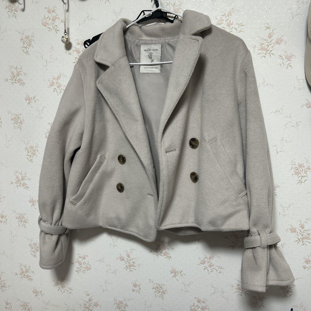 T-JACKET ライトグレー ダブルブレストジャケット ライトグレー ダブルブレストジャケット - メルカリ