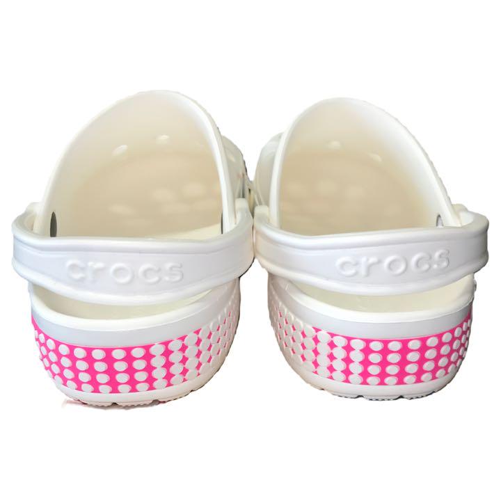 Crocsクロックスバヤバンド ロゴ モーション クロッグ 26cmホワイト