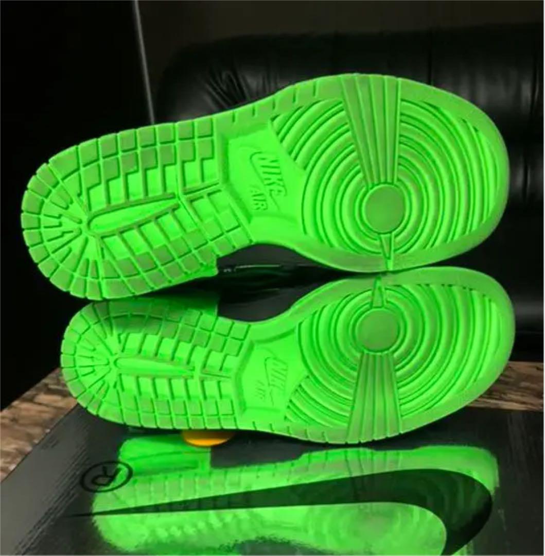 未使用27.0㎝ NIKE Off-White RUBBER DUNK 黒 緑 EfG7T-m88442820872 高品質通販