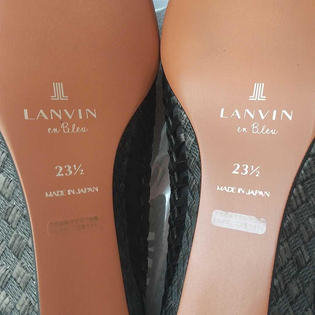 【新品】ランバンオンブルー メッシュ パンプス