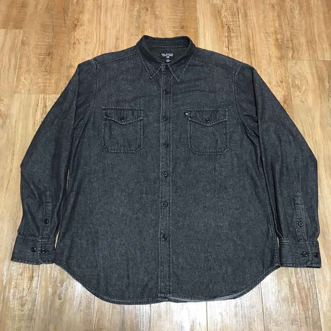 Ralph Lauren POLO JEANS CO. ブラックデニムシャツ