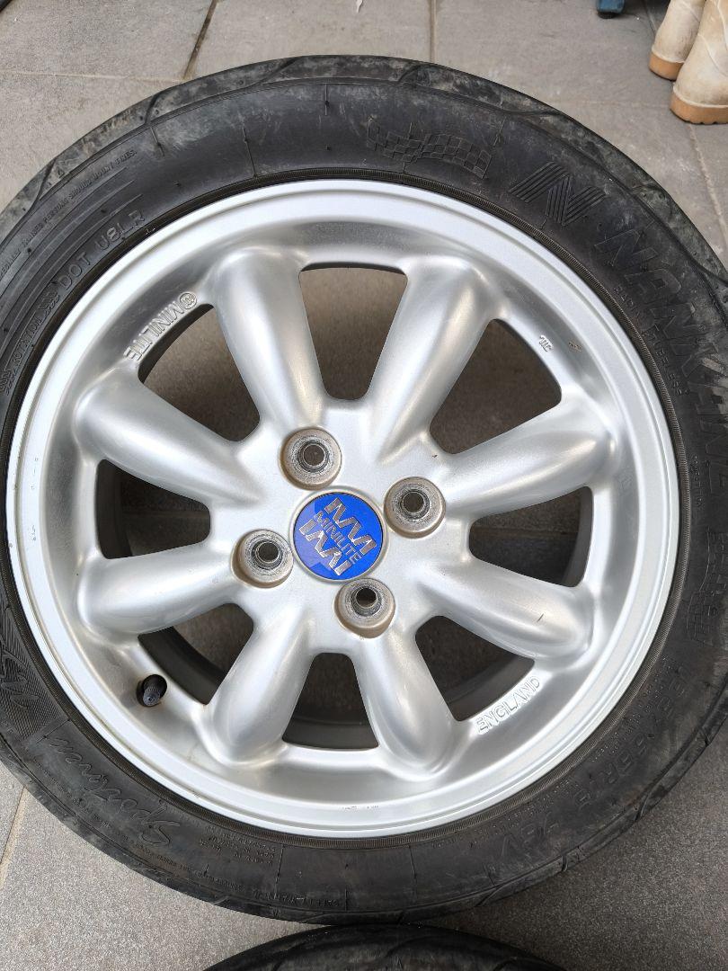 ミラジーノ純正 ミニライト 165/55R15 中古ホイール&夏タイヤ4本SET