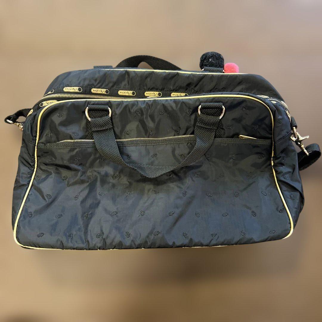 Lesportsacブラックナイロンボストンバッグ 楽天市場】LeSportsac レスポートサック ボストンバッグ