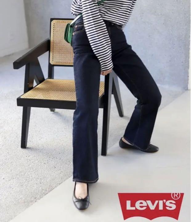 SLOBE IENA Levi’s 別注MATHCLUBFLARE デニムパンツ