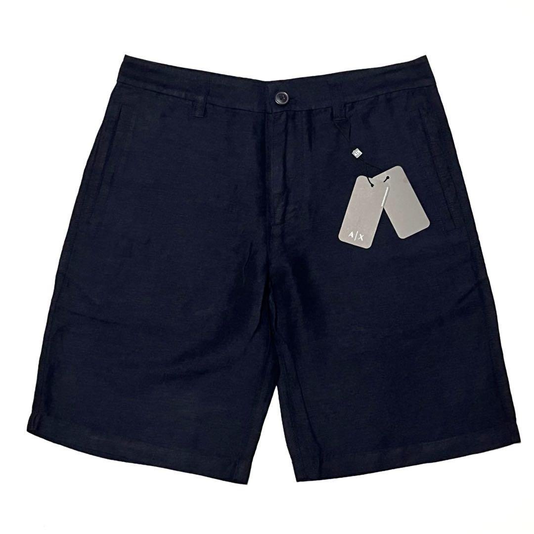 ARMANI EXCHANGE ショートパンツ ネイビー 美品 未使用 タグ付き