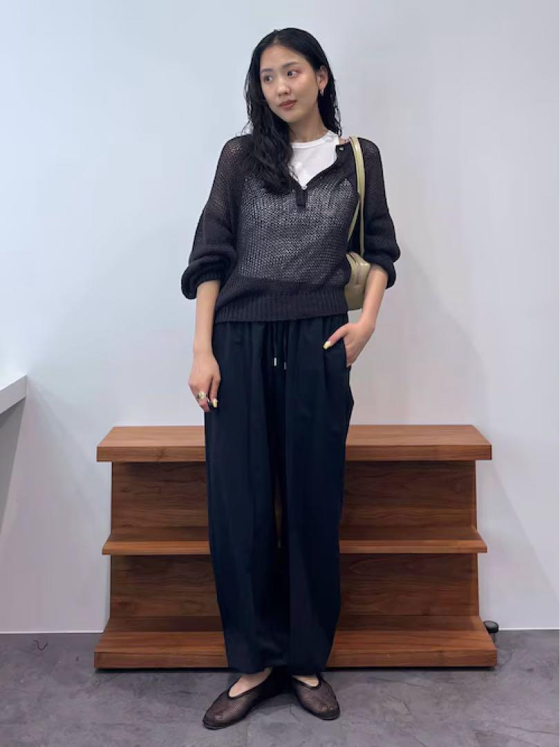 BABYLONE シルクローゲージニット