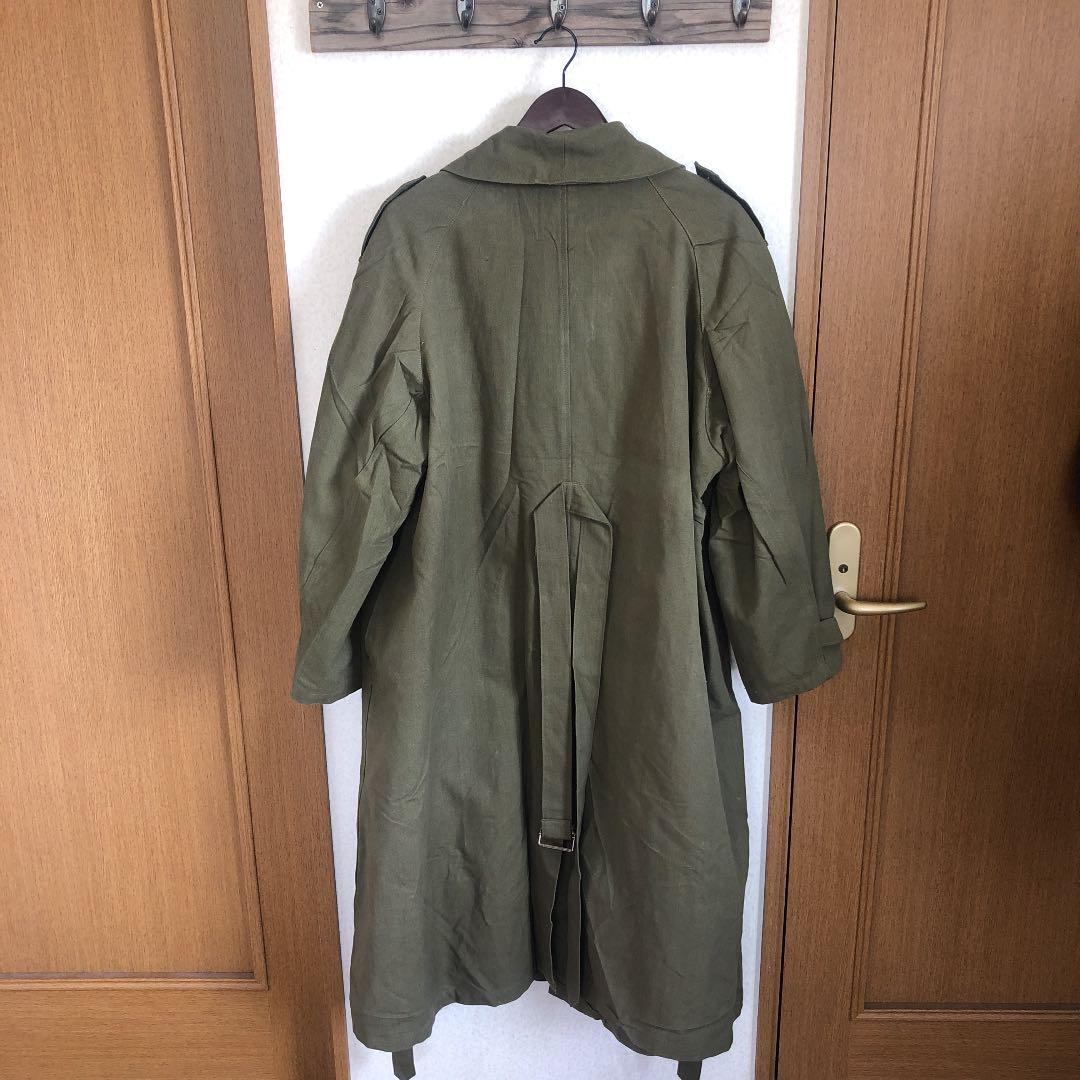 デッドストック モーターサイクルコート 着丈123cm RkpY3-m88452359108 フランス軍 M35 HOT得価