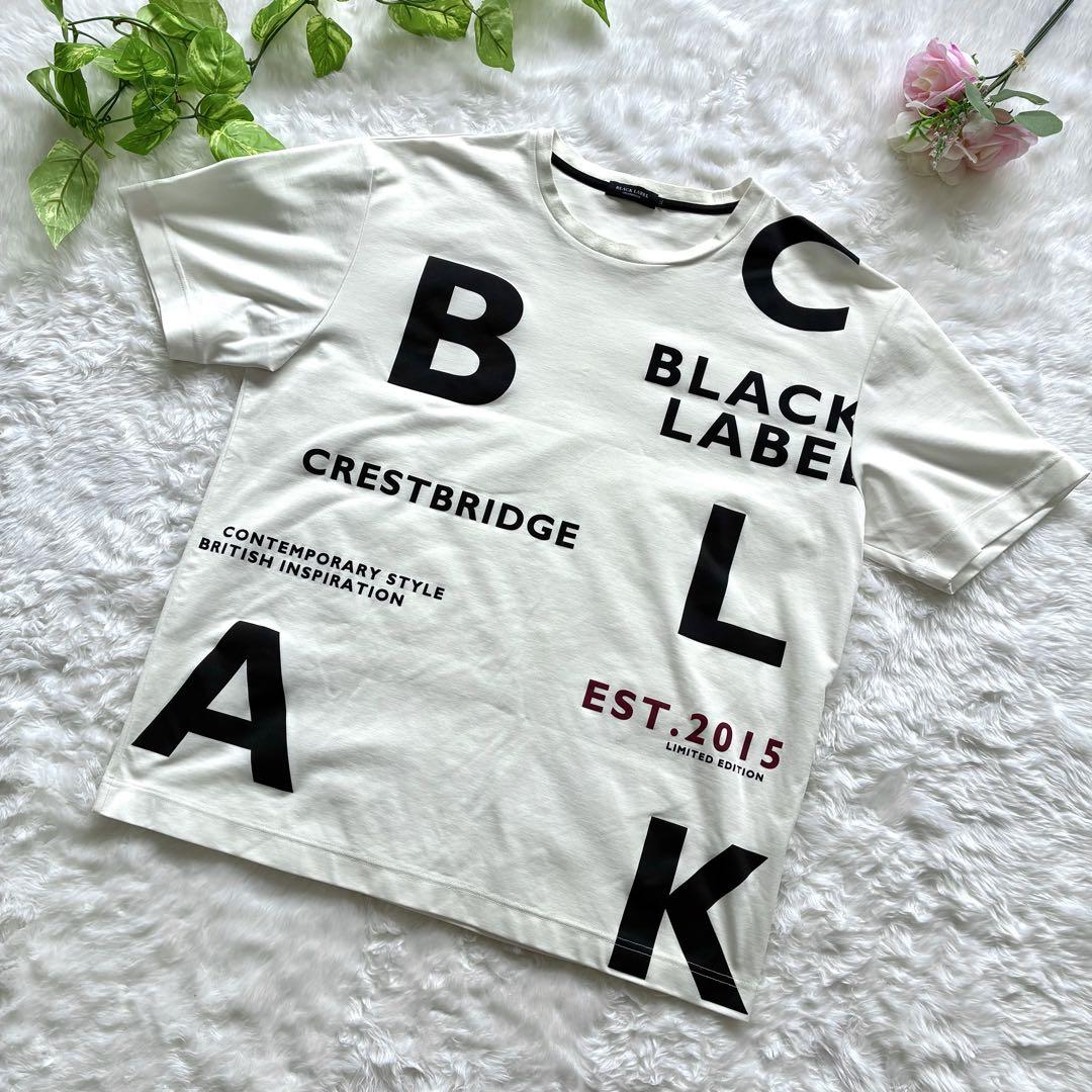 完売品 LL✨ブラックレーベルクレストブリッジ　Tシャツ　パネルロゴ