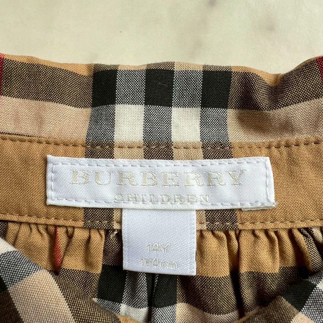 BURBERRY children クラシックチェック シャツワンピース 14Y
