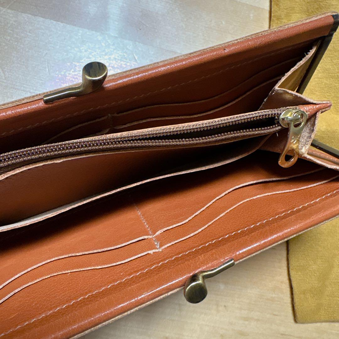 IL BISONTE イルビゾンテ ガマ口 長財布