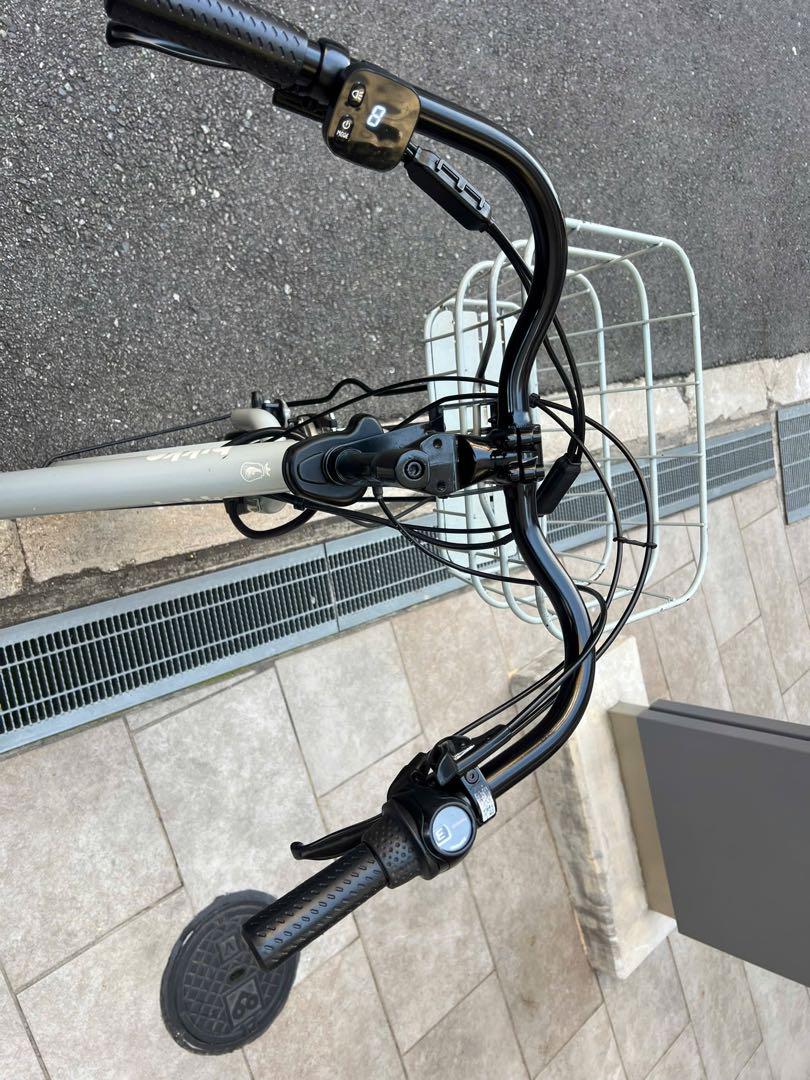 大阪府　子供乗せ　ブリヂストン　電動アシスト自転車 チャイルドシート付き