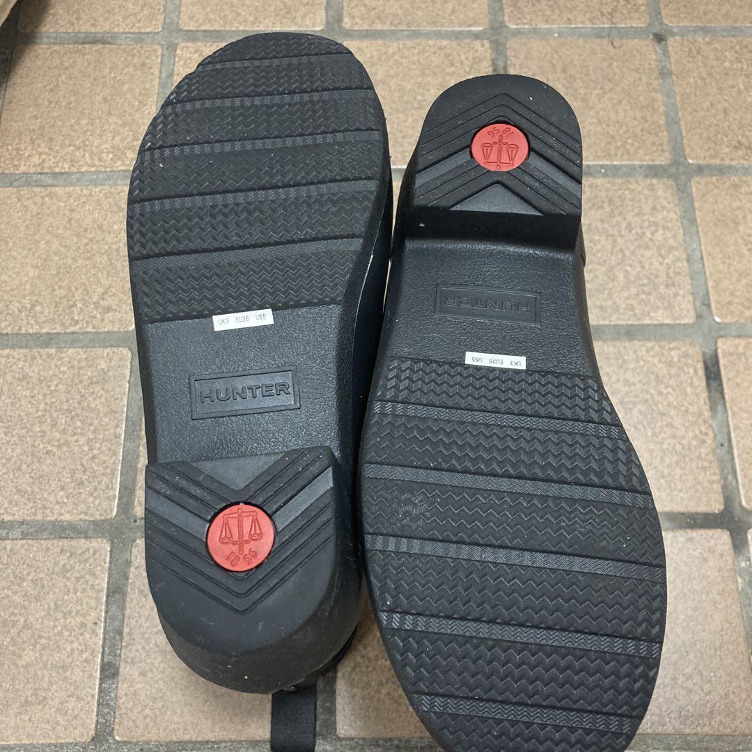 HUNTER 長靴 UK 3 / EU 36 / US 5 黒