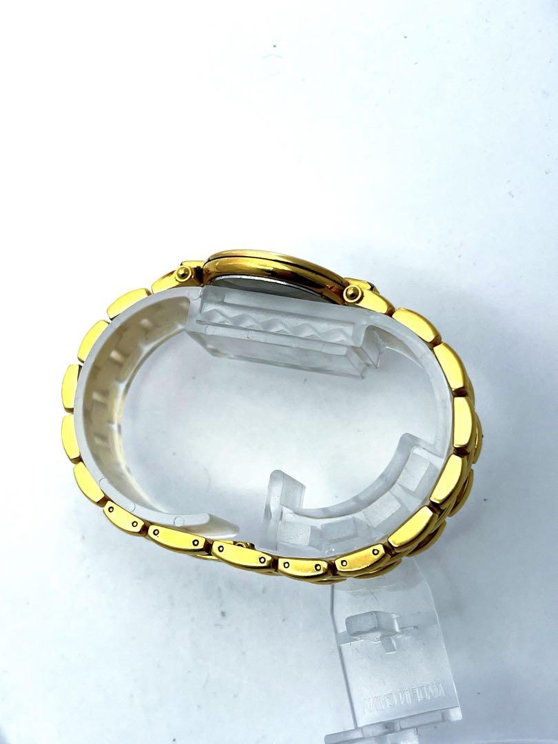 BUCHERER ブッヘラー レディース クォーツ GOLD 白文字盤　腕時計