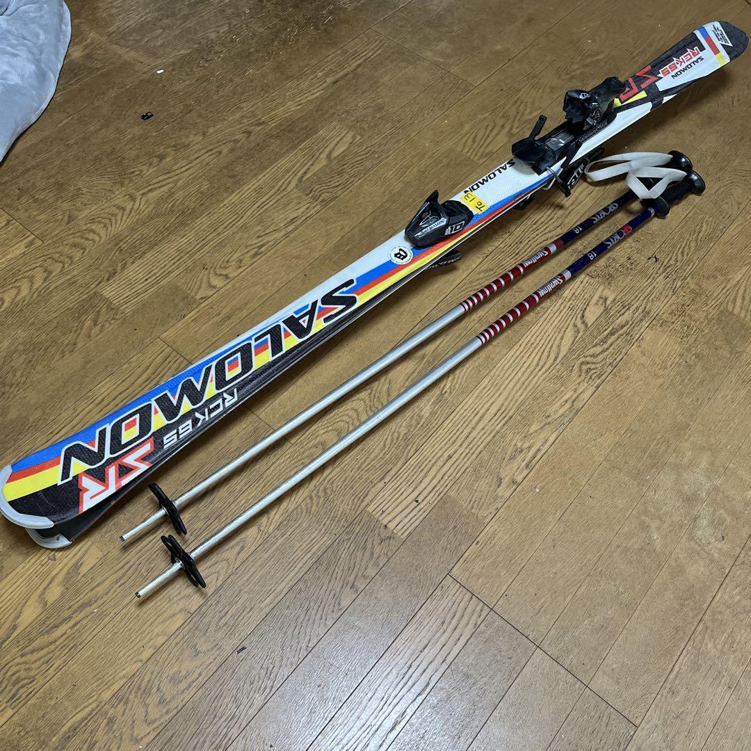 Salomon RCK 65スキー板とポールセット