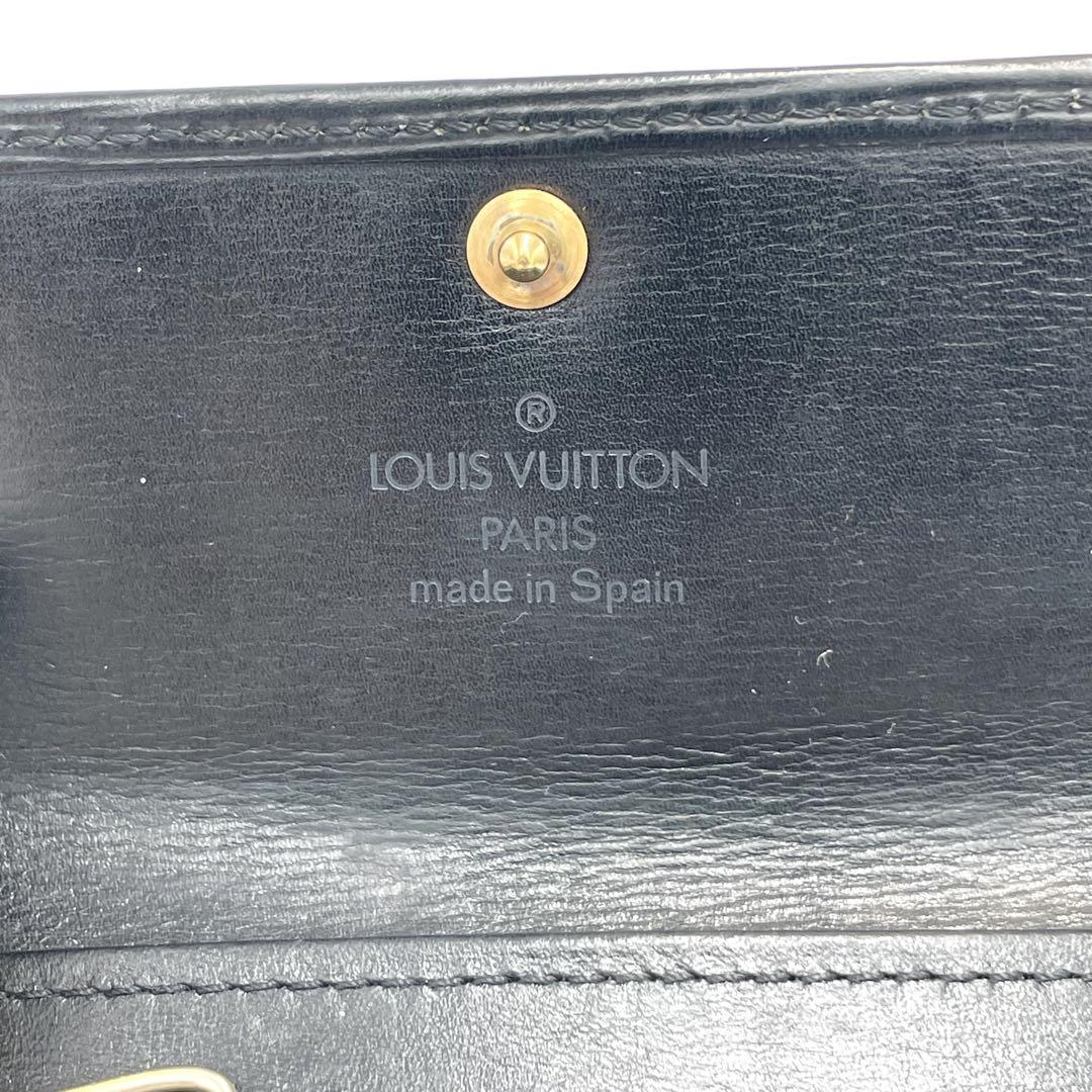 LOUIS VUITTON エピ レザー キーケース ブラック