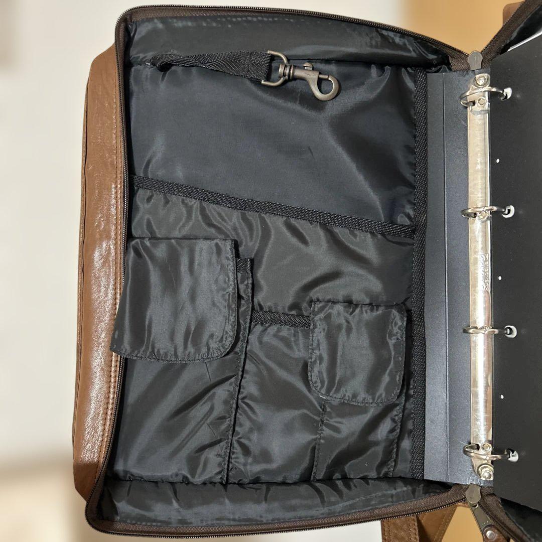 ヴィンテージ Eddie Bauer 多機能 レザーバッグ ブリーフケース