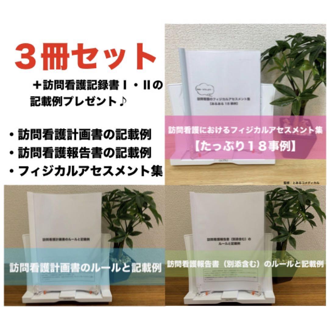【３冊セット】訪問看護報告書・計画書のルールと記載例＋フィジカルアセスメント集 3冊セット】訪問看護報告書・計画書のルールと記載例＋