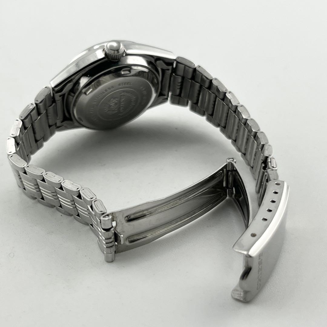 【稼働】ORIENT AT クリスタル デイデイト シルバー レディース