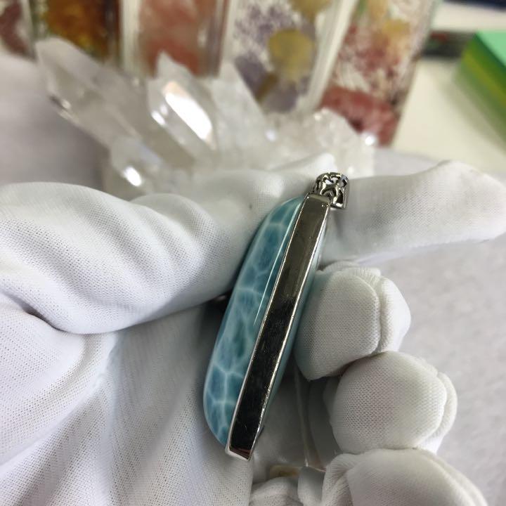 高品質ラリマーペンダントトップ RP01