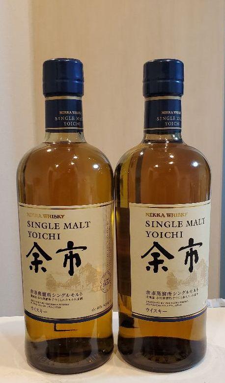 新品?正規品 ウイスキー ニッカ 余市 2本 700ml 45度 - ウイスキー
