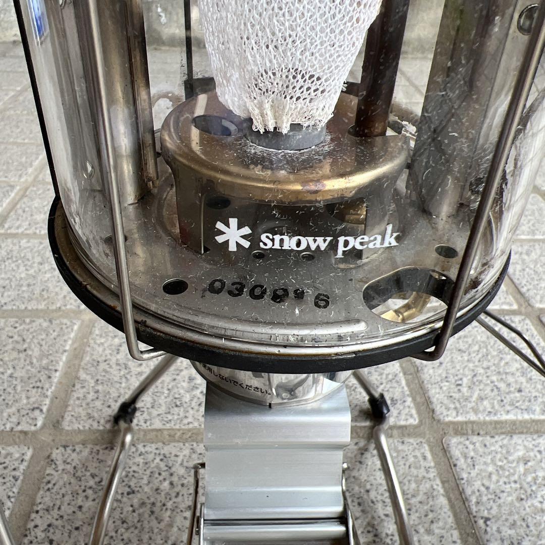 snow peak ガスランタン GIGA POWER付き