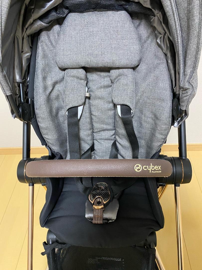 ☆ cybex mios ベビーカー　ローズゴール マンハッタングレー サイベックス ミオス JP3 ベビーカー ローズゴールドフレーム