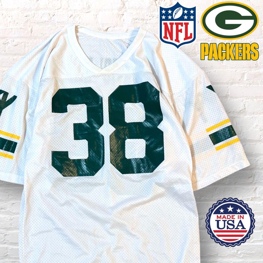 [レア]90s ウイルソン製 NFL グリーンベイ・パッカーズ ユニフォーム 97 Green Bay Packers Wilson Jersey Authentic No Name 90's