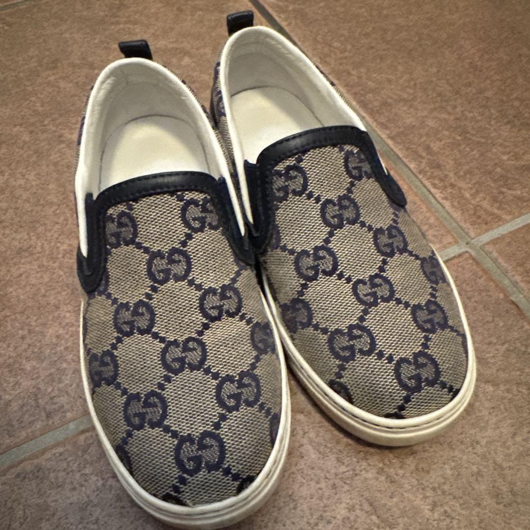 GUCCI GGパターンスリッポン　16cm