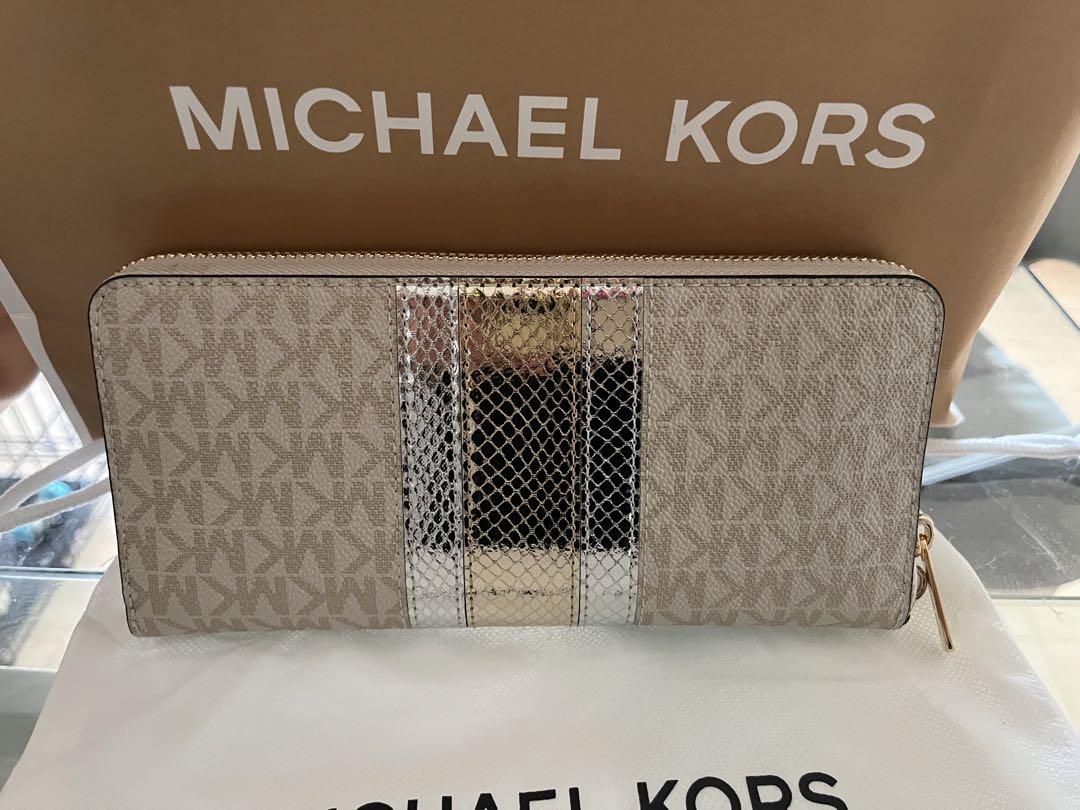 MICHAEL KORS 長財布 ベージュ - メルカリ