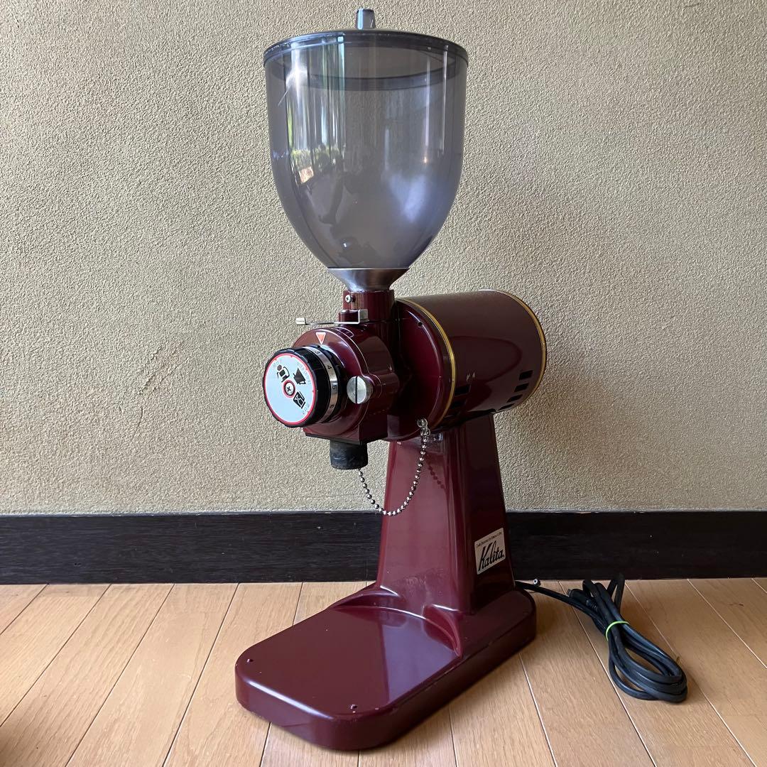カリタ ハイカットミル コーヒーミル タテ型 フジローヤル R-440 レッド