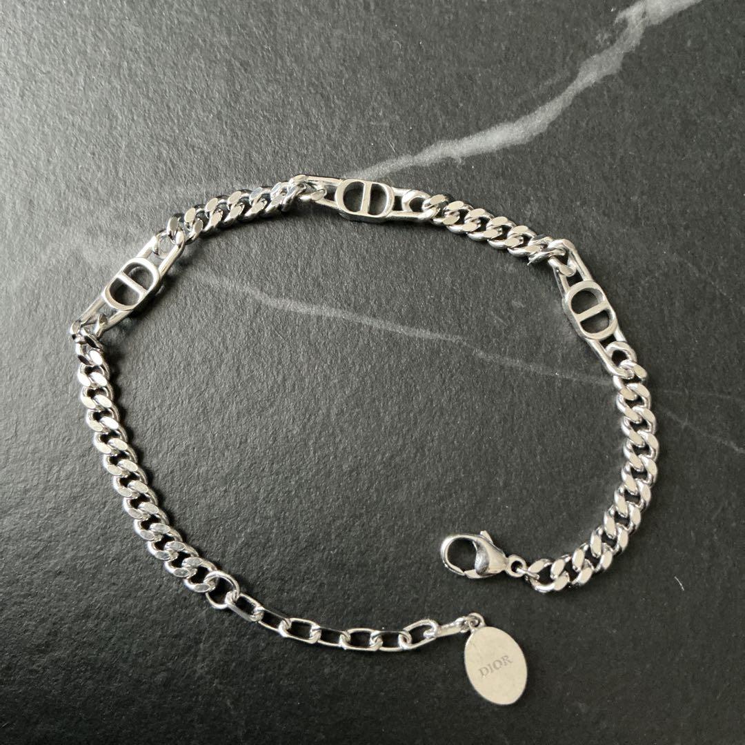 Dior シルバーチェーンブレスレット
