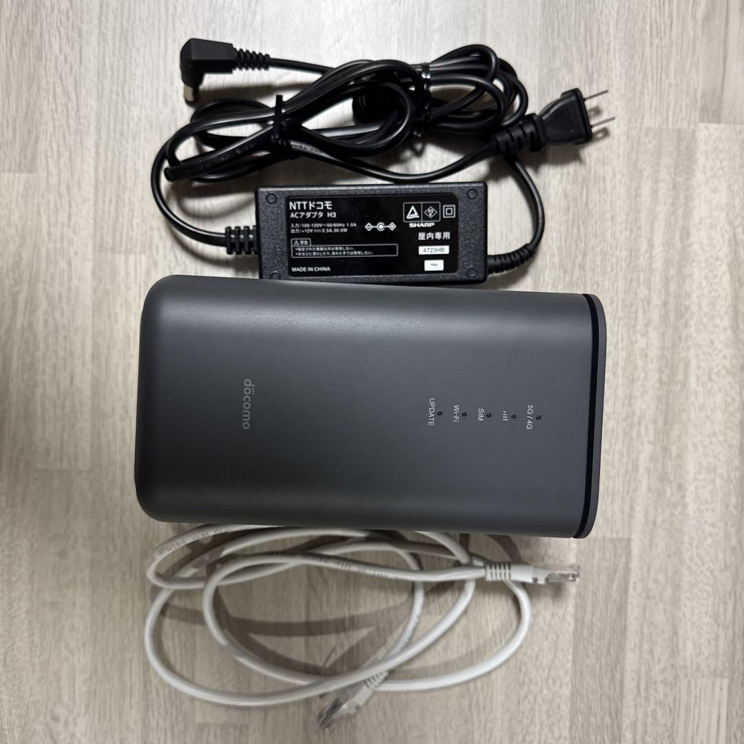 docomo 5G/4G ルーター 本体 HR02 PC周辺機器