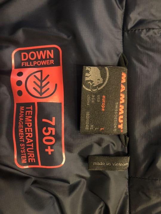 爆買い低価 MAMMUT ネイビー L jCQyv-m88484034967 ダウンジャケット HOT新作登場