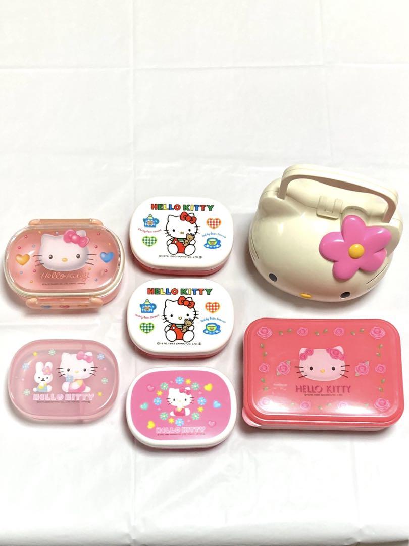 キティちゃんレトロ弁当箱小僧寿しランチボックスまとめ売り7点セット