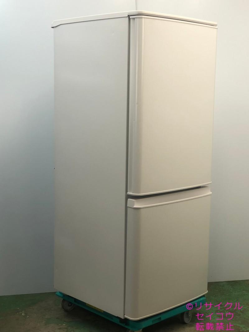 22年2ドア右開き146L三菱冷蔵庫 2404050920