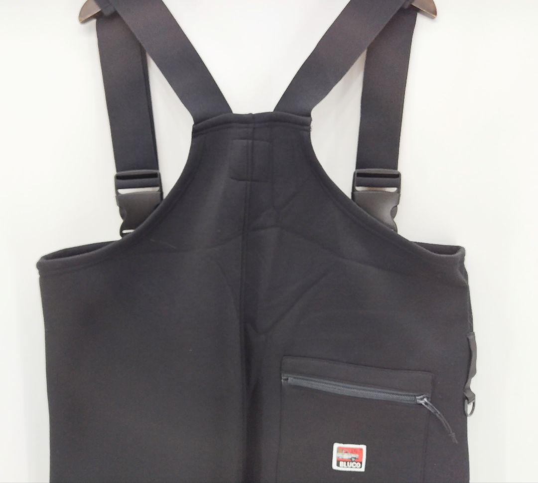 BLUCO/BONDING KNIT OVERALL(BLK)XL