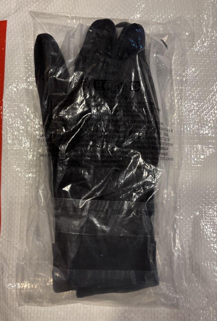 Supreme WINDSTOPPER Zip Gloves ブラック　L